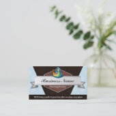 Visitekaartjes voor schone service (Staand voorkant)