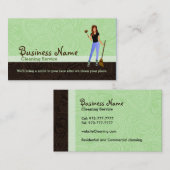 Visitekaartjes voor schonere groothandel (Voorkant / Achterkant)