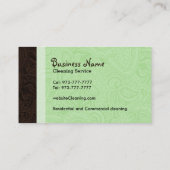 Visitekaartjes voor schonere groothandel (Achterkant)