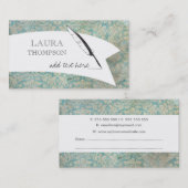 Visitekaartjes voor  schrijfmachine (Voorkant / Achterkant)