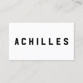 Visitekaartjes voor Sneakers en kleding (Achterkant)