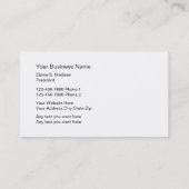 Visitekaartjes voor sociale media Silhouette (Achterkant)