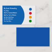 Visitekaartjes voor sociale netwerken (Voorkant / Achterkant)