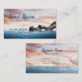 Visitekaartjes voor spa's en retreat (Voorkant / Achterkant)