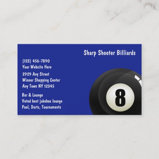 Visitekaartjes voor sport (Voorkant)