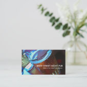 Visitekaartjes voor staaf en café (Staand voorkant)