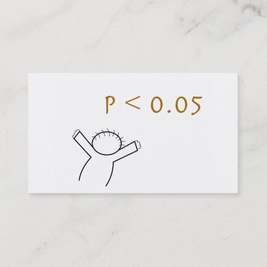 Visitekaartjes voor statistici (Achterkant)