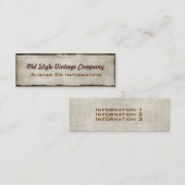 Visitekaartjes voor  structuurstijl (Voorkant / Achterkant)