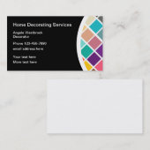 Visitekaartjes voor thuisdecorator (Voorkant / Achterkant)