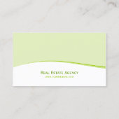 Visitekaartjes voor verzekeringen van onroerend go (Achterkant)