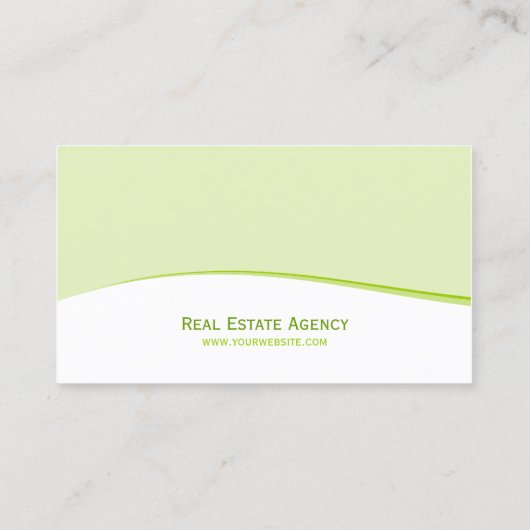 Visitekaartjes voor verzekeringen van onroerend go (Achterkant)