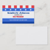 Visitekaartjes voor vice-President (Voorkant / Achterkant)