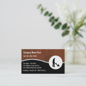 Visitekaartjes voor vloerbedekking (Staand voorkant)