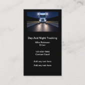 Visitekaartjes voor vrachtwagenchauffeurs en vrach (Voorkant)