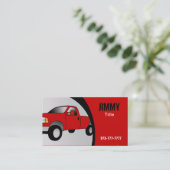 Visitekaartjes voor vrachtwagens (Staand voorkant)