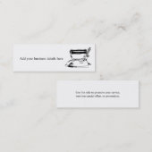 Visitekaartjes voor wasdroger (Voorkant / Achterkant)