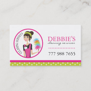 Visitekaartjes voor Whimsical Cleaning Services