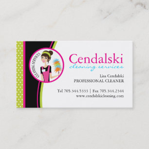 Visitekaartjes voor Whimsical Cleaning Services