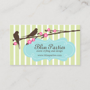 Visitekaartjes voor whimsical Event Styling en Des