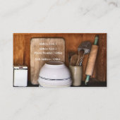 Visitekaartjes voor  winkel / Bake-winkel (Achterkant)