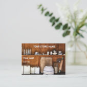 Visitekaartjes voor  winkel / Bake-winkel (Staand voorkant)