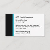 Visitekaartjes voor ziektekostenverzekering (Voorkant)