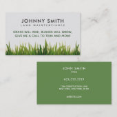 Visitekaartjes voor zorgslogans (Voorkant / Achterkant)