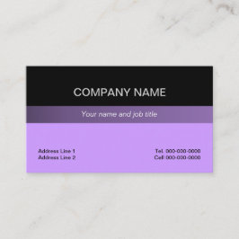Visitekaartjes voor zwart-bovenontwerp