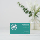 Visitekaartjes zweminstructeur (Staand voorkant)