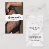 Visitenkaartje lingerie visitekaartje (Voorkant / Achterkant)