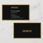 Visitenkarte Goldrand Visitekaartje (Voorkant / Achterkant)