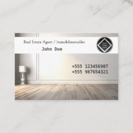 Visitenkarte Immobilienmakler Raumausstatter etc Visitekaartje