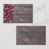 Visitenkarte Lebensmittelbranche Visitekaartje (Voorkant / Achterkant)