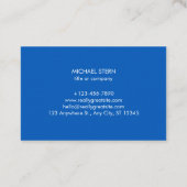 Visitenkarte mit QR-Code & Logo Visitekaartje (Achterkant)