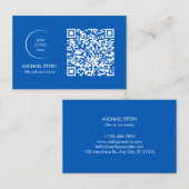 Visitenkarte mit QR-Code & Logo Visitekaartje (Voorkant / Achterkant)
