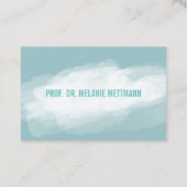 Visitenkarten Dezent Wasserfarben Visitekaartje (Achterkant)