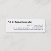 Visitenkarten Klassisch Mini Visitekaartje (Voorkant)