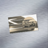 VISITENKARTEN MAGNETISCH VISITEKAARTJE (Voorbeeld)