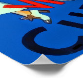 Visiter Cuba Poster Vintage voyage (Coin)