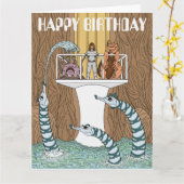 Visiter la piscine des Piptrixons Carte d'annivers (Fleur jaune)