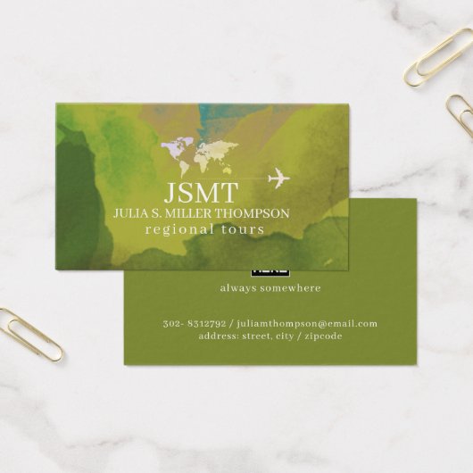 visites régionales verdâtre jaune (Bureau)