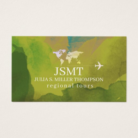 visites régionales verdâtre jaune (Devant)