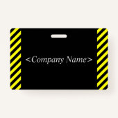 "VISITEUR OFFICIEL !" Badge (Dos)