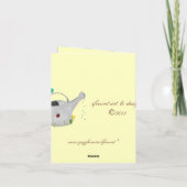 Visiteurs de la carte Garden Note Card (Dos)