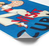 Visitez Cuba Poster Vintage voyage rétro (Coin)