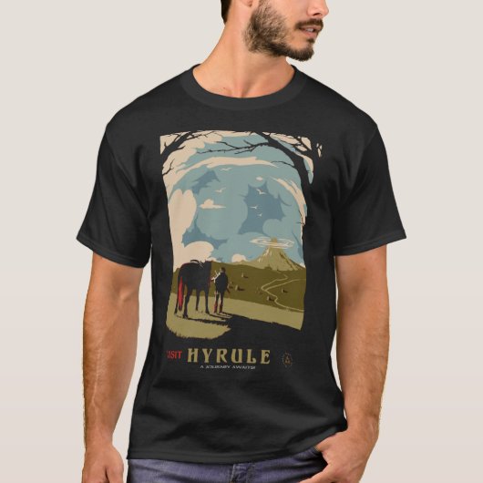 Visitez Hyrule Classic T-Shirt (Devant)