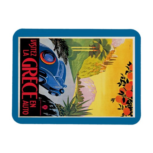 Visitez La Grece en Auto Magneet (Horizontaal)