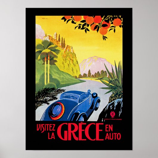 Visitez La Grece Poster (Voorkant)