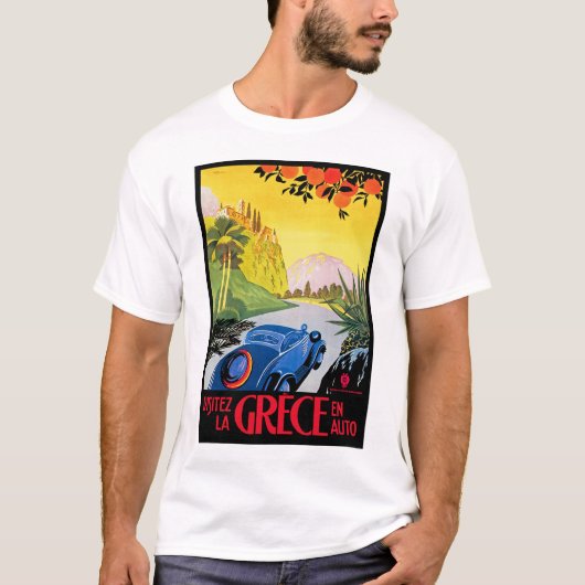 Visitez La Grece T-shirt (Voorkant)