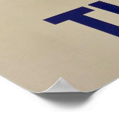 VISITEZ LA TUNISIE POSTER (Hoek)